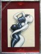 TWO RUBBER GIRLS (framed)